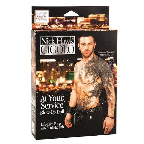 Nick Hawk GIGOLO At Your Service Blow-Up Doll - Love Dolls
