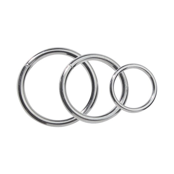 Nickel Metal C Ring Set - - Cock Rings