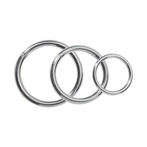 Nickel Metal C Ring Set by Spartacus Enterprises - Cock Rings