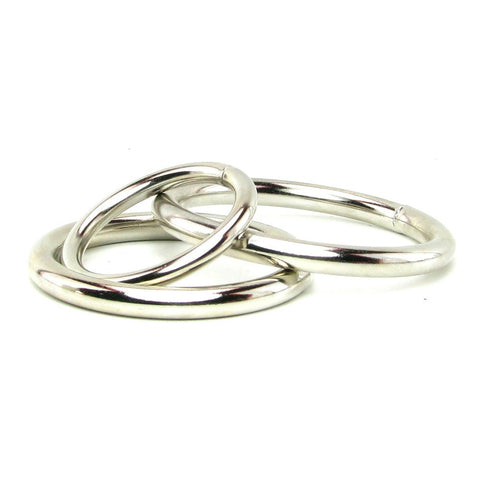 Nickel Metal C Ring Set by Spartacus Enterprises - Cock Rings