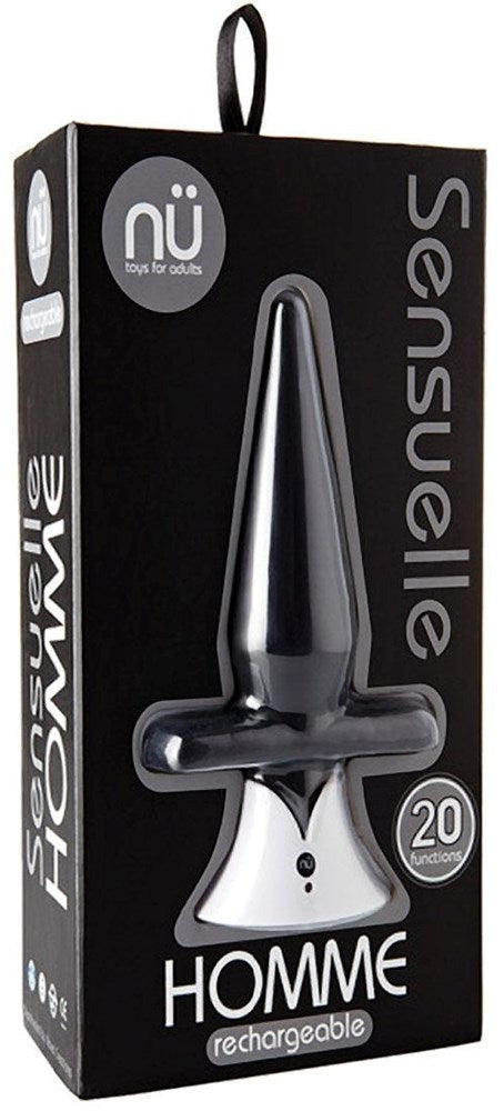 Nu Sensuelle Homme Rechargeable Butt Plug - - Butt Plugs