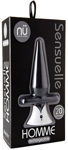 Homme Rechargeable Butt Plug by Nu Sensuelle - Butt Plugs