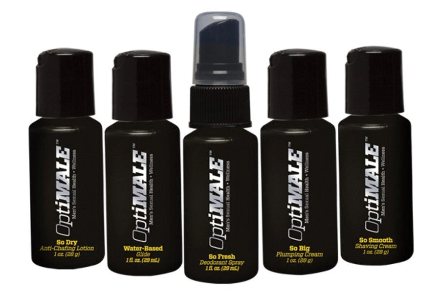 OptiMALE Travel Essentials for Men - - Delay and Excite Sprays