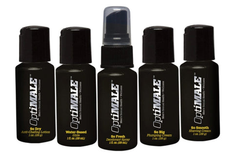 OptiMALE Travel Essentials for Men by Doc Johnson - Delay and Excite Sprays