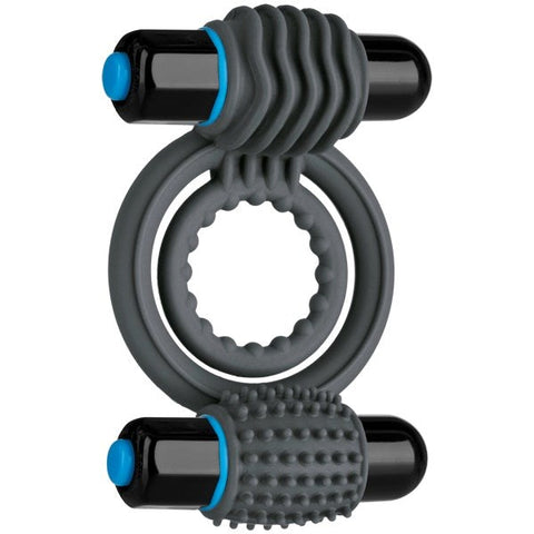 Optimale Vibrating Double C-Ring by Doc Johnson - Cock Rings