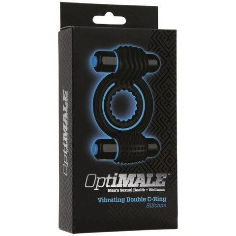 Optimale Vibrating Double C-Ring by Doc Johnson - Cock Rings