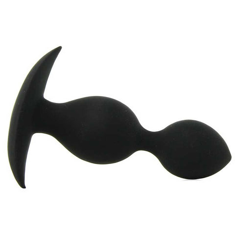 Orbs Steel Weighted Duotone Anal Plug by XR Brands - Butt Plugs