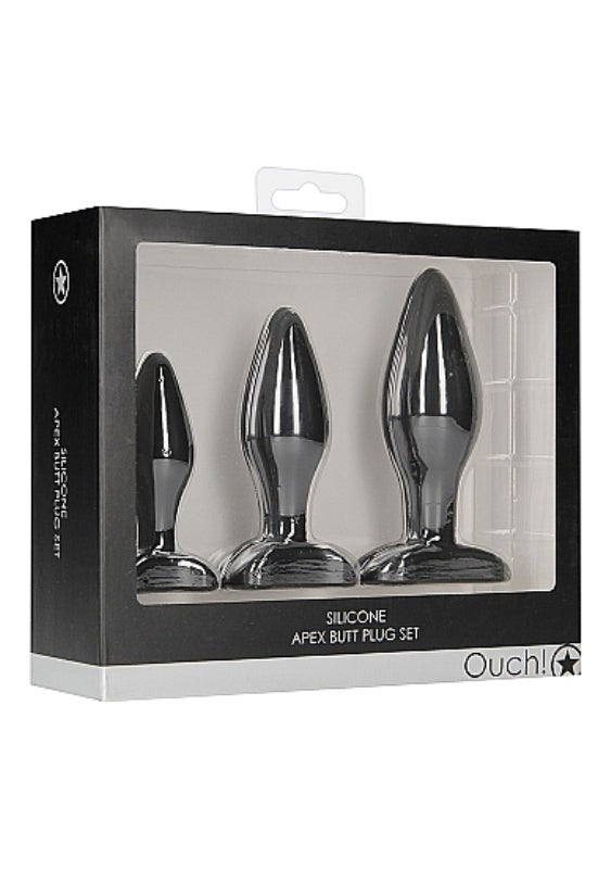 Ouch! Apex Butt Plug Set - - Butt Plugs