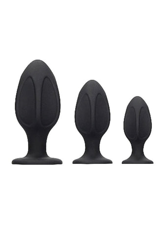 Ouch! Diamond Shape Plug Set by Shots Toys - Butt Plugs