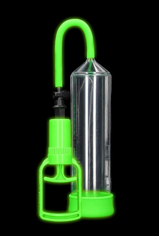 OUCH! Glow in Dark Comfort Beginner Pump by Shots Toys - Pumps, Extenders and Sleeves