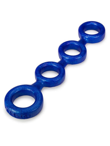 4-Ball Cock Ring With 3 Ballstretcher by Oxballs - Cock Rings