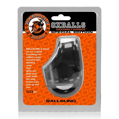 Ballsling Ball Split Sling Ice Cock Ring by Oxballs - Cock Rings