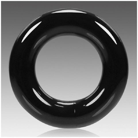 Mens Oxr 1 Jelly Cock Ring Black by Oxballs - Stretchy Cock Rings