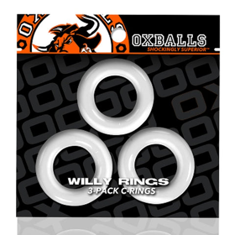 Willy Cock Rings 3 Pack Stretchy Cock Ring by Oxballs - Stretchy Cock Rings