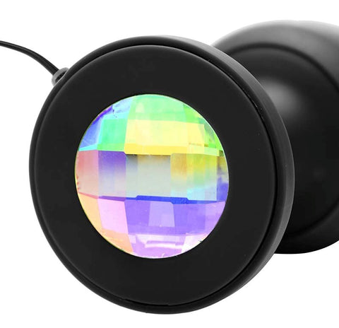 Paragon Gem Accented Vibrating Anal Plug by XR Brands - Butt Plugs