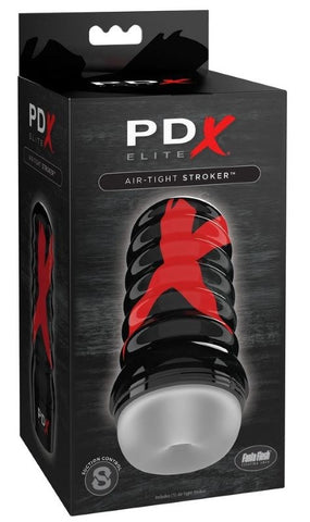 PDX Elite Air-Tight Stroker Frosted by Pipedream Products - Masturbators and Strokers
