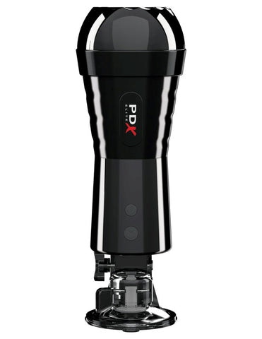 PDX ELITE Cock Compressor Vibrating Stroker - Masturbators and Strokers