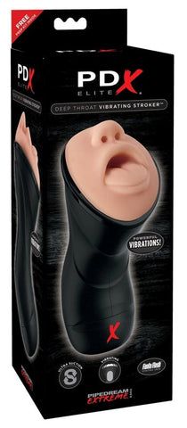 PDX Elite Deep Throat Stroker Mouth Stroker - Masturbators and Strokers