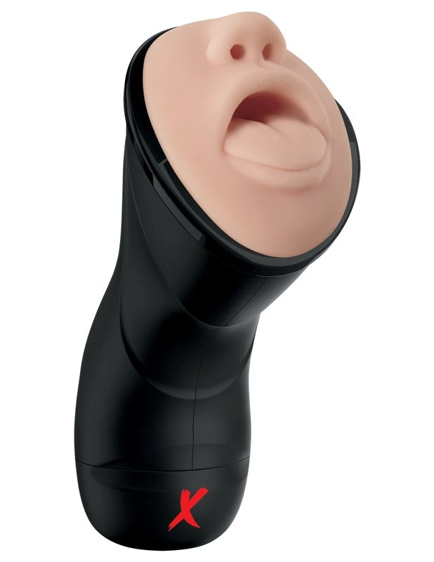 PDX Elite Deep Throat Vibrating Stroker - - Masturbators and Strokers