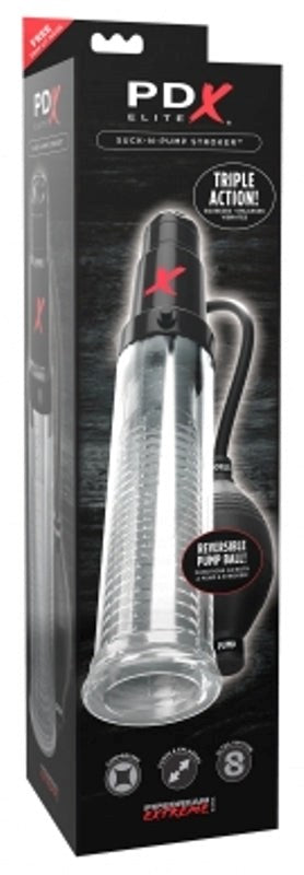 PDX Elite Suck-N-Pump Stroker - - Pumps, Extenders and Sleeves