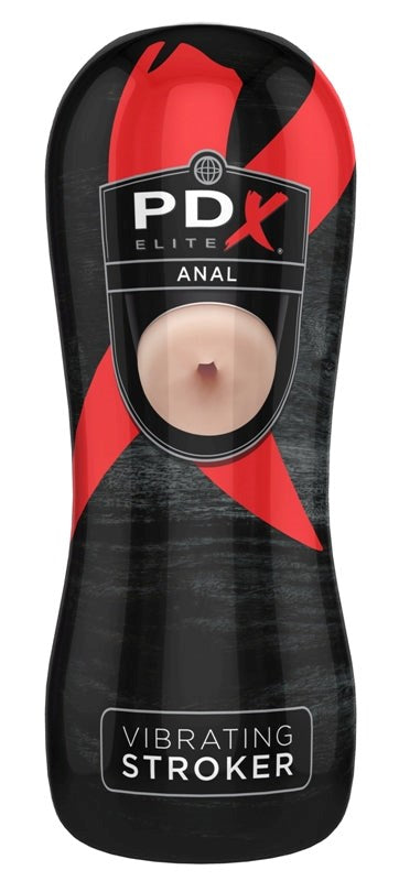 PDX Elite Vibrating Anal Stroker - - Masturbators and Strokers