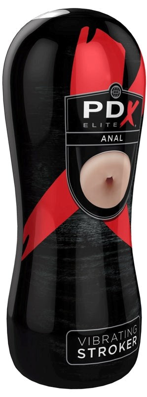 PDX Elite Vibrating Anal Stroker - - Masturbators and Strokers