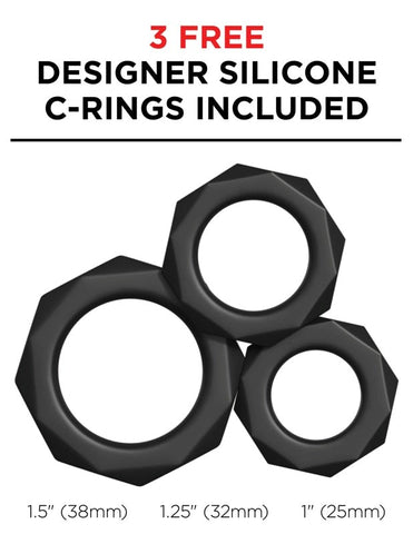 PDX ELITE Vibrating Silicone Stimulator Masturbator - Masturbators and Strokers