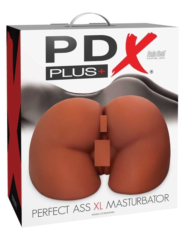 PDX Plus Perfect Ass XL Masturbator Brown - - Realistic Butts And Vaginas