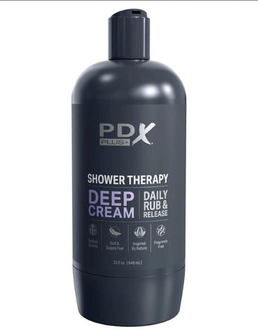 PDX Shower Therapy Deep Cream Frosted - Masturbators and Strokers