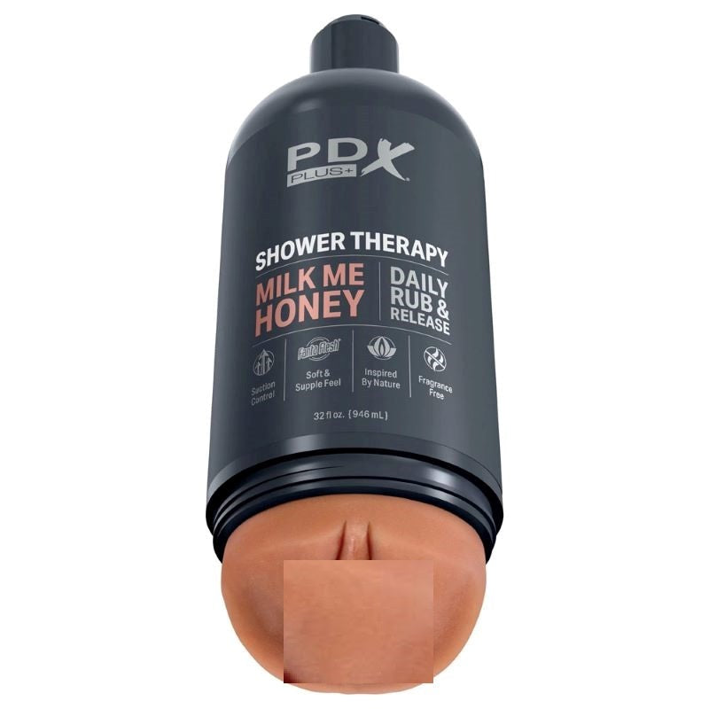 PDX Plus Shower Therapy - Milk Me Honey - - Realistic Butts And Vaginas