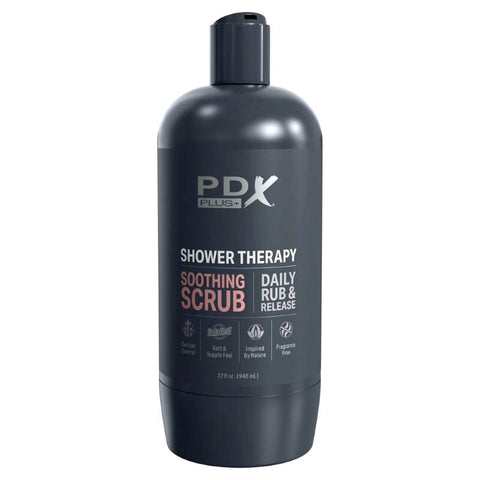 PDX Plus Shower Therapy Soothing Scrub - Realistic Butts And Vaginas