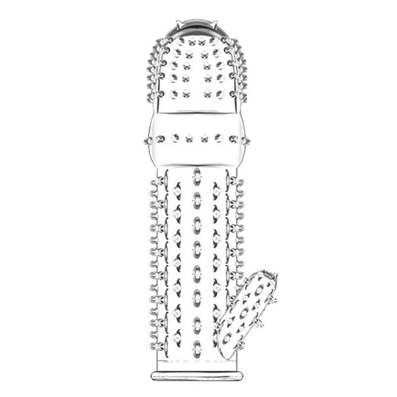 Penis Sleeve with Tickler - - Pumps, Extenders and Sleeves