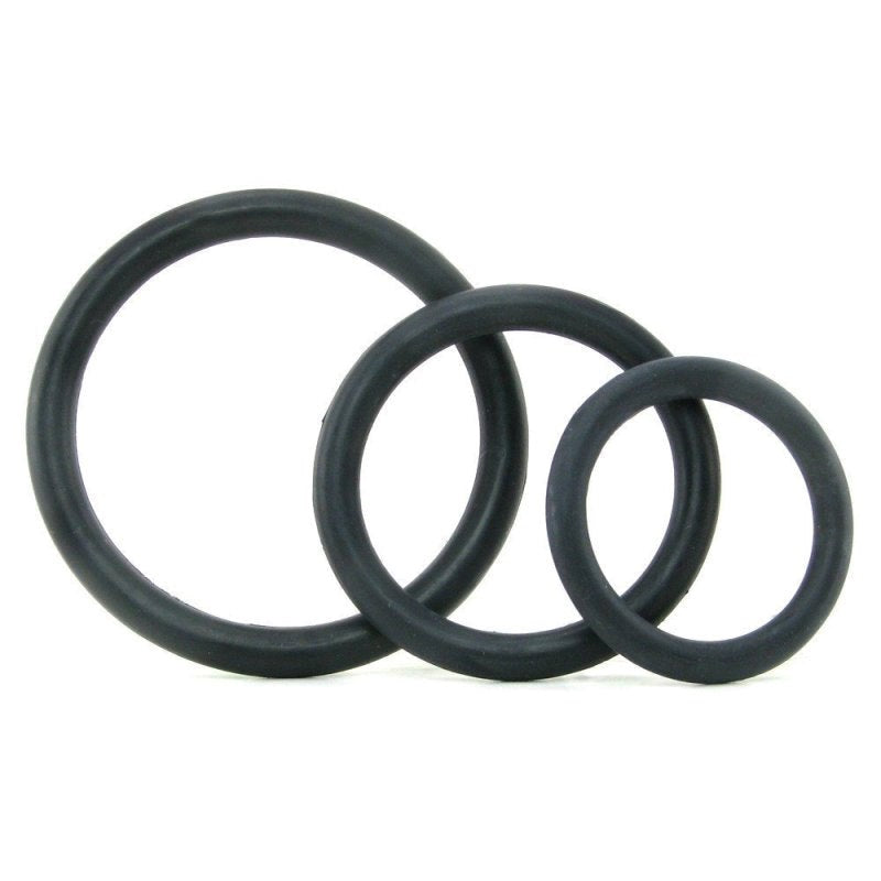 Perfect Fit Silicone 3 Ring Kit - - Cock Rings