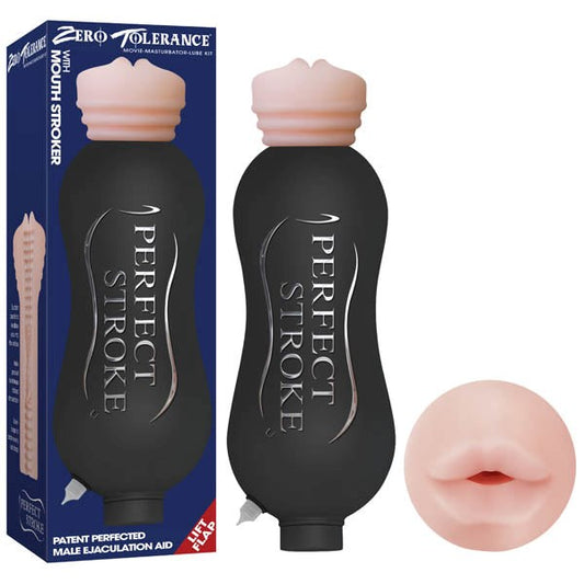 Perfect Stroker Mouth Stroker With Bottle - - Masturbators and Strokers