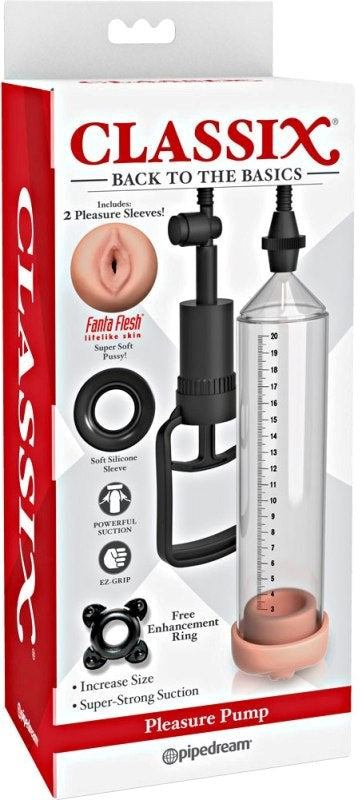 Pipedream Classix Pleasure Pump - - Pumps, Extenders and Sleeves