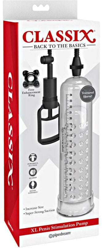 Pipedream Classix XL Penis Stimulation Pump - - Pumps, Extenders and Sleeves