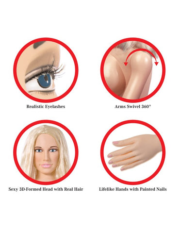 Extreme Dollz Hannah Harper by Pipedream Products - Masturbators and Strokers