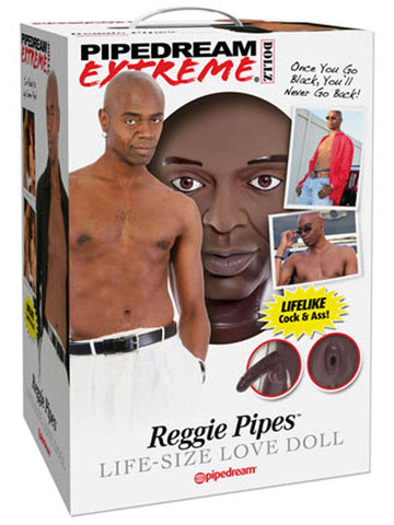 Extreme Dollz Reggie Pipes Life-Size Love Doll - Masturbators and Strokers