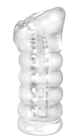 Extreme Ribbed See-Thru Male Stroker by Pipedream - Masturbators and Strokers