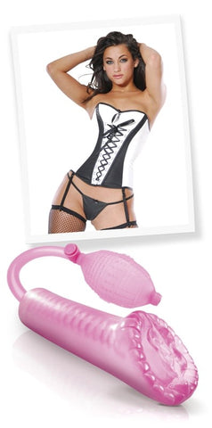 Extreme Super Cyber Snatch Pussy Pump - Masturbators and Strokers