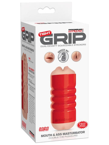 Extreme Tight Grip Mouth and Ass Masturbator - Masturbators and Strokers