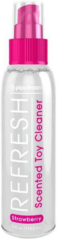 Refresh Strawberry Scented Toy Cleaner - Adult Toy Cleaner