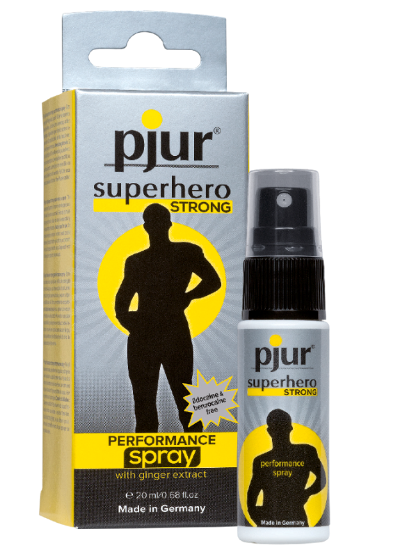 Pjur Superhero Strong Performance Spray 20ml - - Delay and Excite Sprays