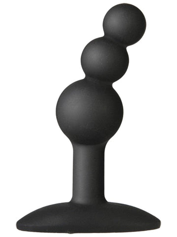 The Minis Black Bubble Butt Plug by Doc Johnson - Butt Plugs