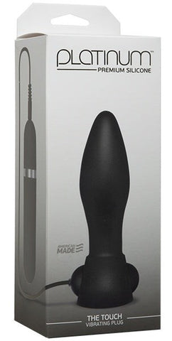 Platinum The Touch Vibrating Anal Plug by Doc Johnson - Butt Plugs