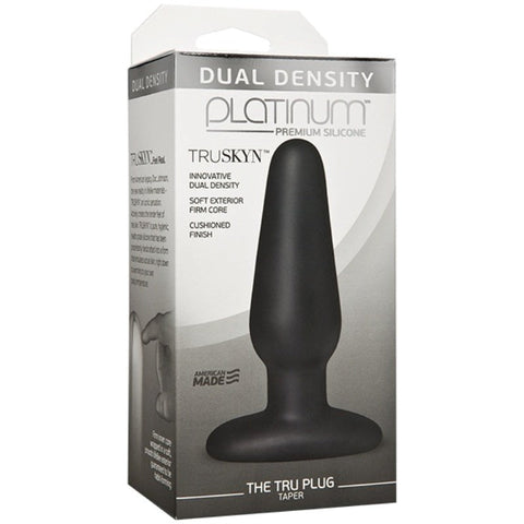 Platinum The Tru Butt Play Plug Taper by Doc Johnson - Butt Plugs