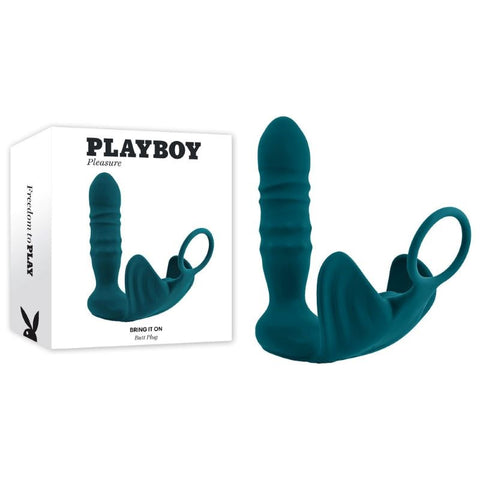 Playboy Pleasure BRING IT ON Anal Plug with Cock Ring - Butt Plugs