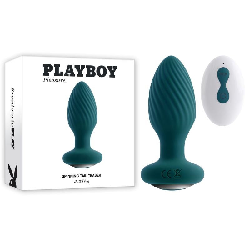 Playboy Pleasure SPINNING TAIL TEASER - - Anal Vibrators