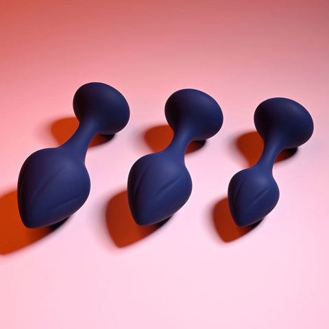 Playboy Pleasure TAIL TRAINER Butt Plugs Set of 3 Sizes - Butt Plugs