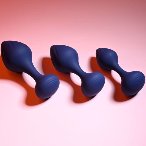 Playboy Pleasure TAIL TRAINER Butt Plugs Set of 3 Sizes - Butt Plugs